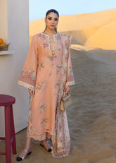 Flow By Crimson '25 | Twirls And Ties-D8 A | 3PC Embroidered Suit
